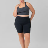 SWEETHEART ZIPPERED BACK SHORTS plus-size - AMOUR781