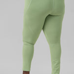 TAPERED BAND ESSENTIAL SOLID HIGH WAISTED LEGGING plus-size - AMOUR781