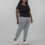 ELEVATED CONTRAST SEAM JOGGER - AMOUR781