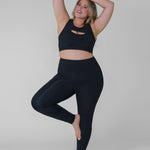 ESSENTIAL LYCRA-BLEND HIGHWAIST LEGGINGS plus-size - AMOUR781
