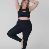 HARNESS MESH HYBRID RACERBACK plus-size - AMOUR781