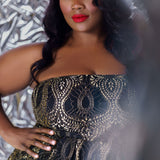 LACE BUSTIER TOP plus-size - AMOUR781