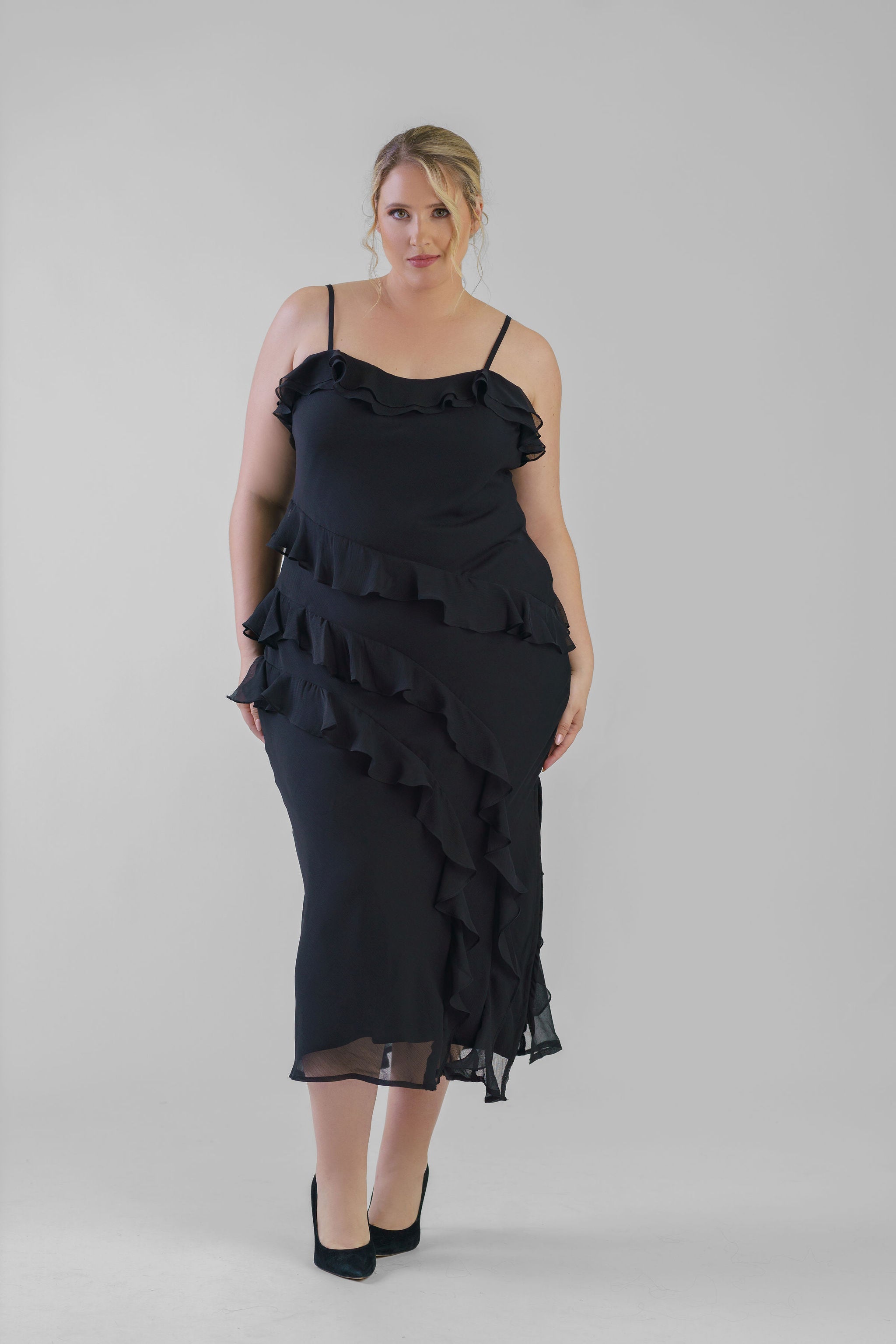 BLACK MOLLY DRESS plus-size - AMOUR781