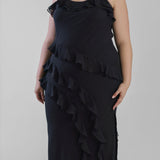 BLACK MOLLY DRESS plus-size - AMOUR781