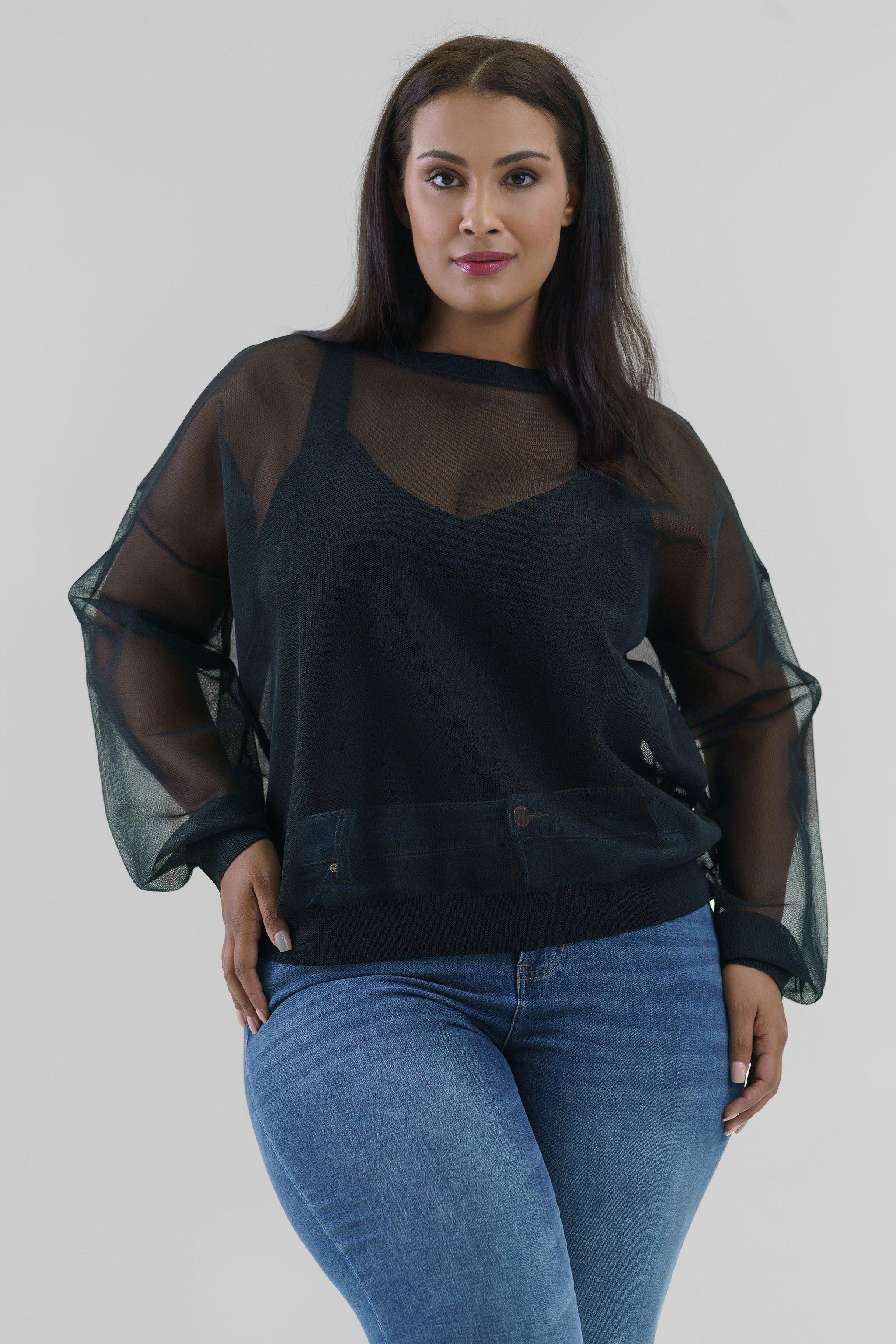 ZAZI JUMPER plus-size - AMOUR781