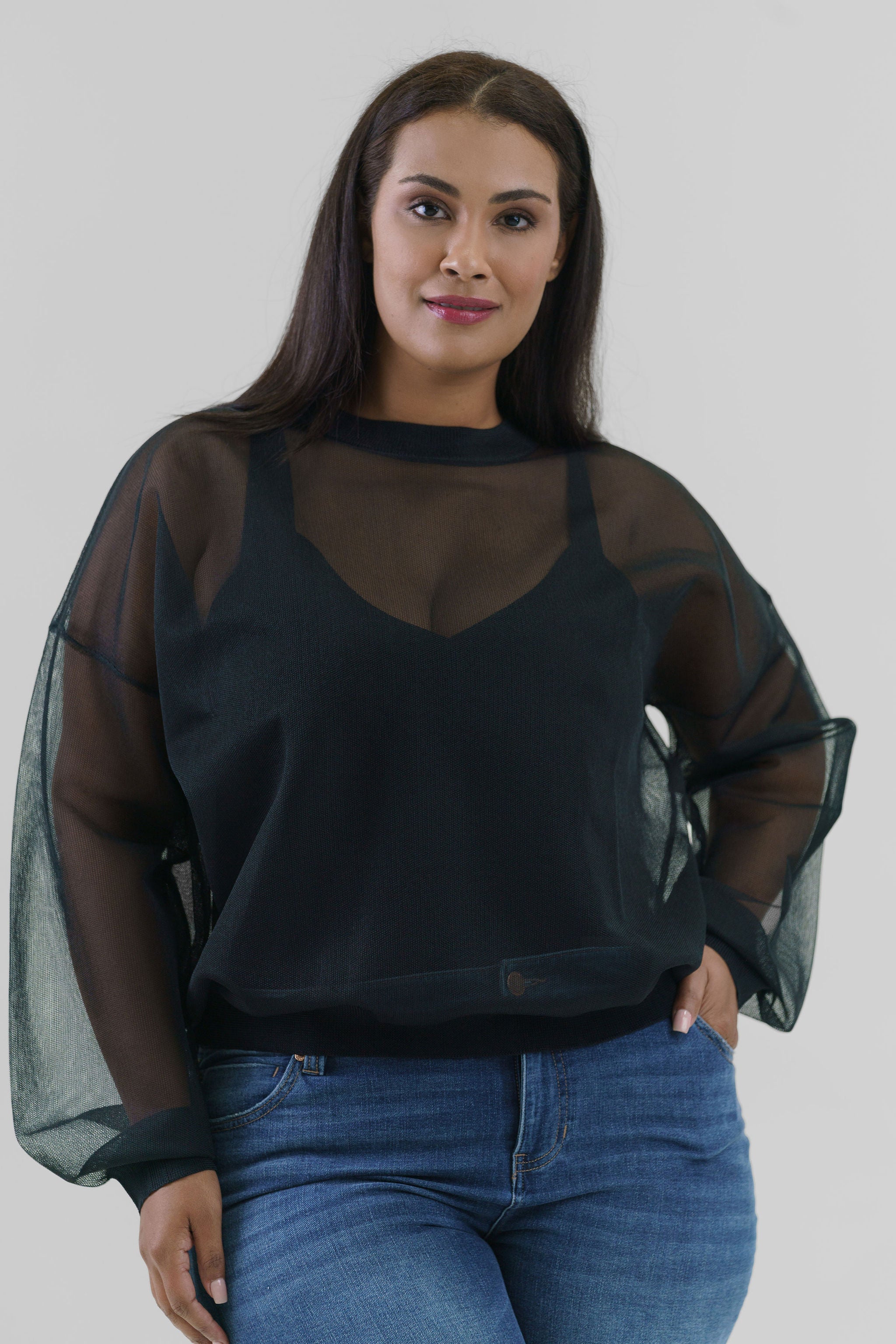 ZAZI JUMPER plus-size - AMOUR781