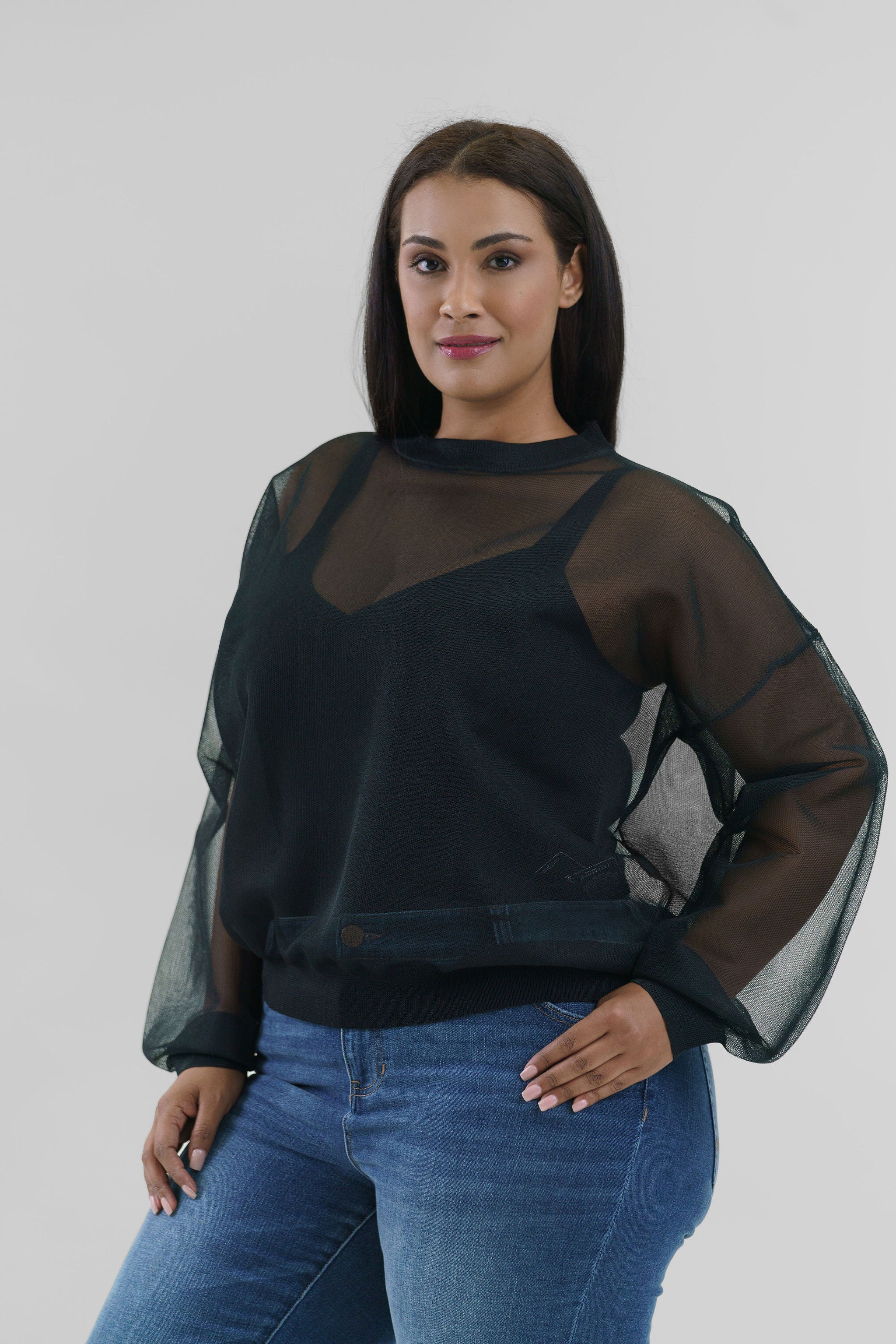 ZAZI JUMPER plus-size - AMOUR781