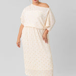 CREAM TILLY DRESS plus-size - AMOUR781