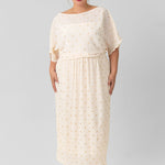 CREAM TILLY DRESS plus-size - AMOUR781