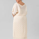 CREAM TILLY DRESS plus-size - AMOUR781