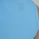 ICE BLUE RIBBED TANK TOP plus-size - AMOUR781