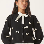 SOPHIA BOW CARDIGAN plus-size - AMOUR781