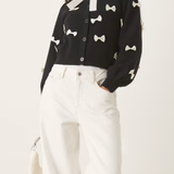SOPHIA BOW CARDIGAN plus-size - AMOUR781