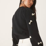 SOPHIA BOW CARDIGAN plus-size - AMOUR781