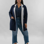 COOL NIGHTS REVERSIBLE KNIT JACKET plus-size - AMOUR781