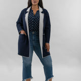 COOL NIGHTS REVERSIBLE KNIT JACKET plus-size - AMOUR781