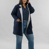 COOL NIGHTS REVERSIBLE KNIT JACKET plus-size - AMOUR781