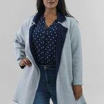 COOL NIGHTS REVERSIBLE KNIT JACKET plus-size - AMOUR781