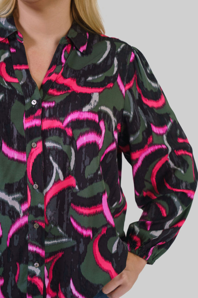 NEON DOODLE LIVE IN SHIRT - AMOUR781