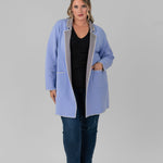 COOL NIGHTS REVERSIBLE KNIT JACKET plus-size - AMOUR781