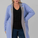 COOL NIGHTS REVERSIBLE KNIT JACKET plus-size - AMOUR781
