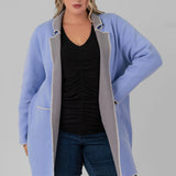 COOL NIGHTS REVERSIBLE KNIT JACKET plus-size - AMOUR781