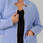 COOL NIGHTS REVERSIBLE KNIT JACKET plus-size - AMOUR781
