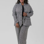 ETCHED TWEED JACKET plus-size - AMOUR781