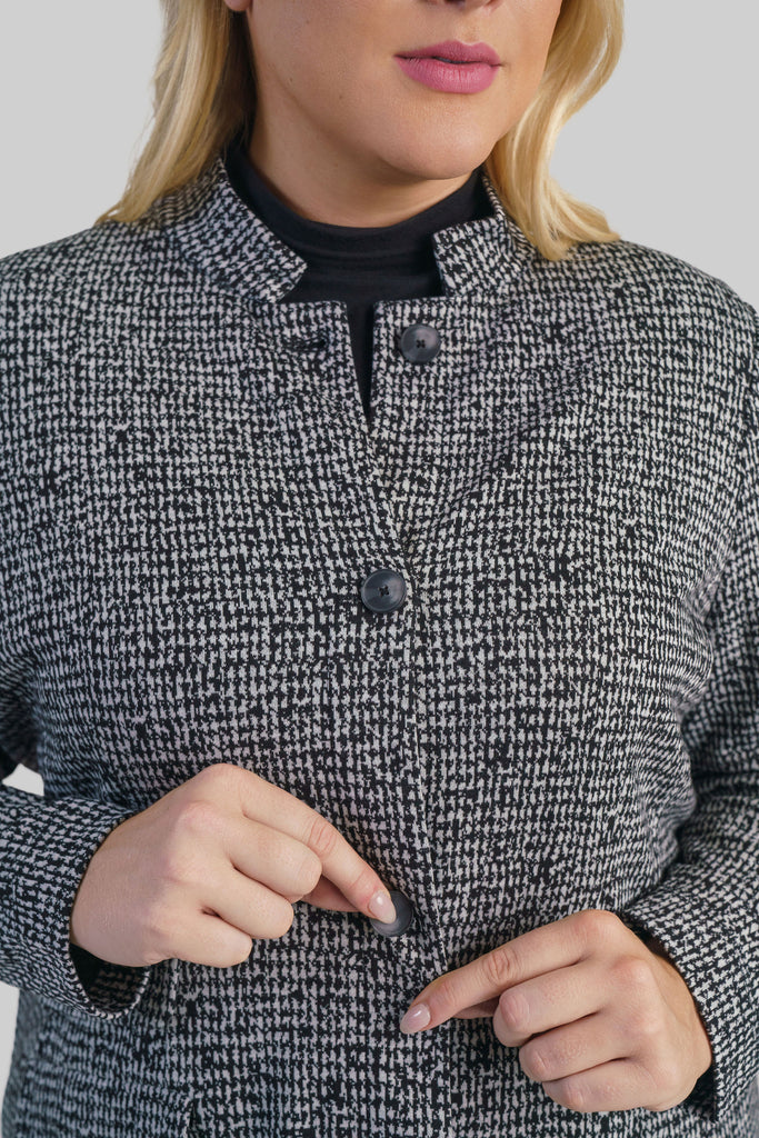 ETCHED TWEED JACKET - AMOUR781