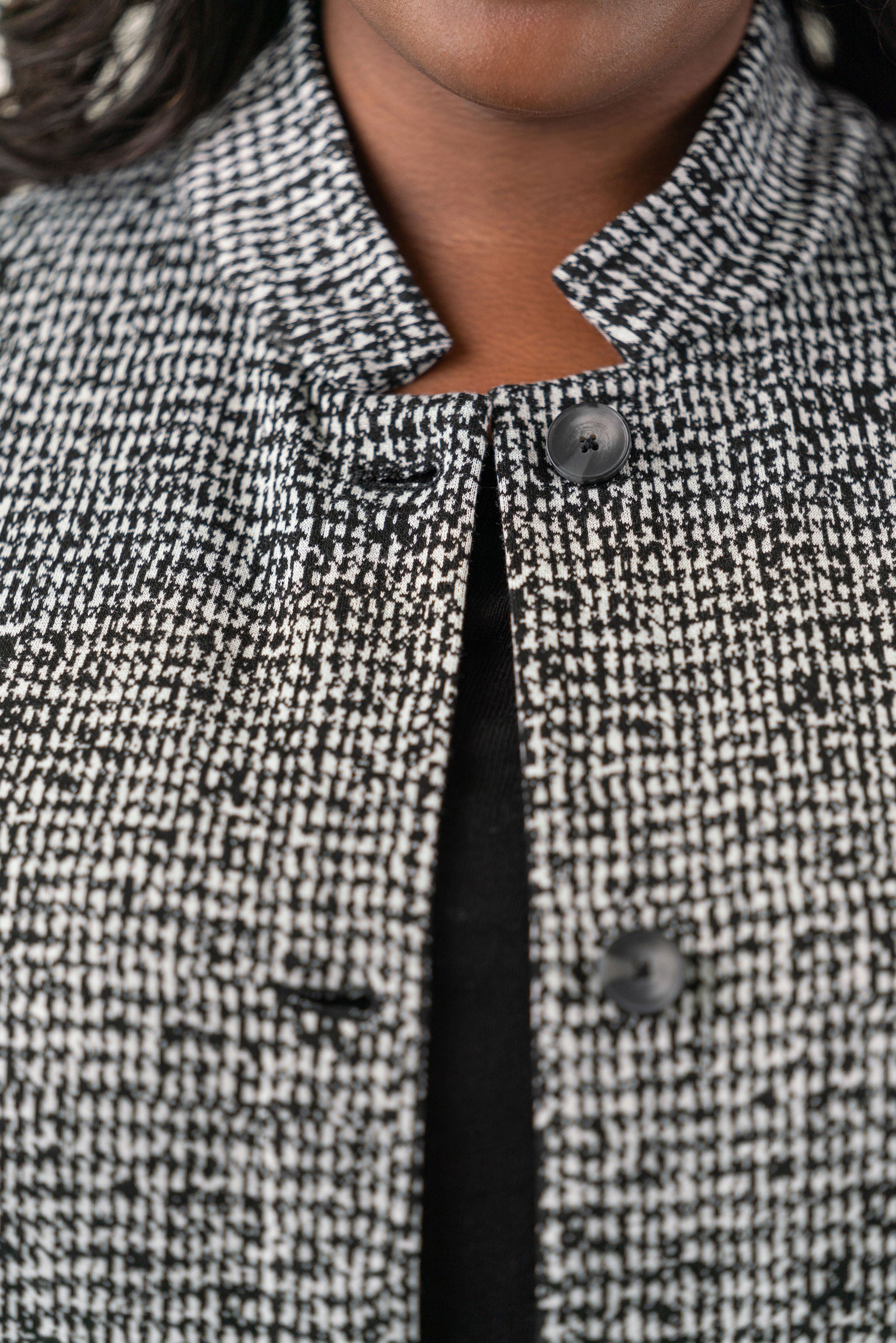ETCHED TWEED JACKET plus-size - AMOUR781