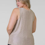 SUBTLE SPARKLE TANK plus-size - AMOUR781