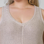 SUBTLE SPARKLE TANK plus-size - AMOUR781