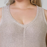 SUBTLE SPARKLE TANK plus-size - AMOUR781
