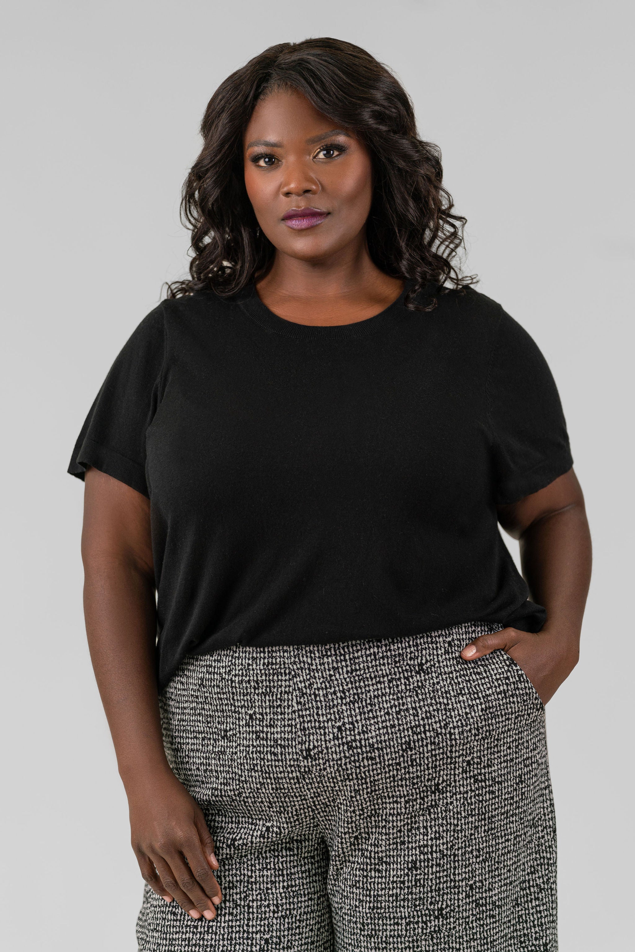 SWEATER TEE plus-size - AMOUR781