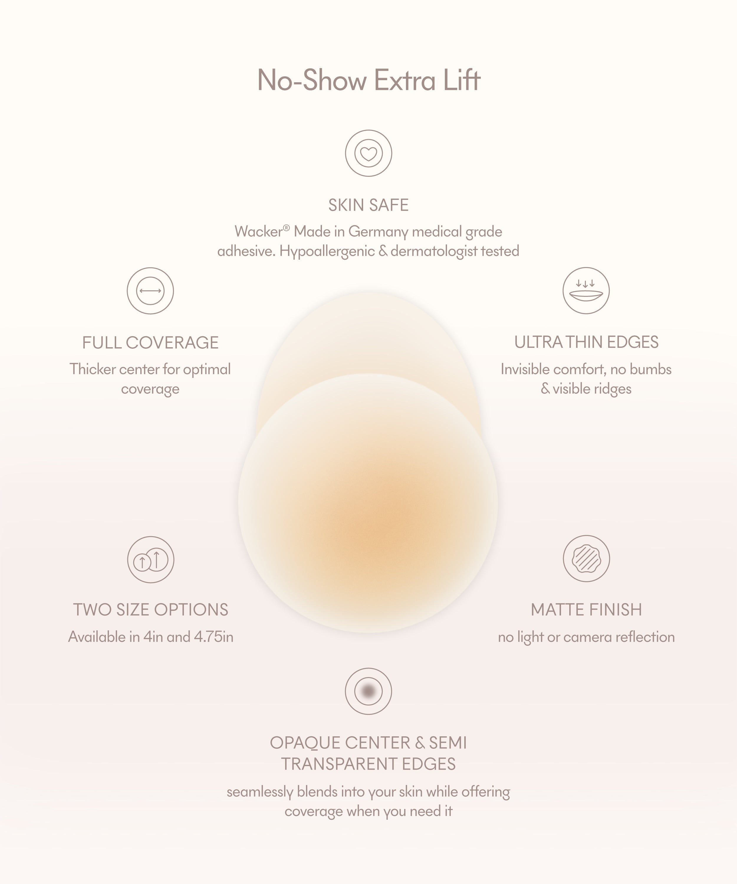 NO-SHOW EXTRA LIFT plus-size - AMOUR781