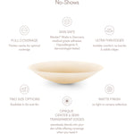 NO-SHOW ADHESIVE NIPPLE COVERS plus-size - AMOUR781