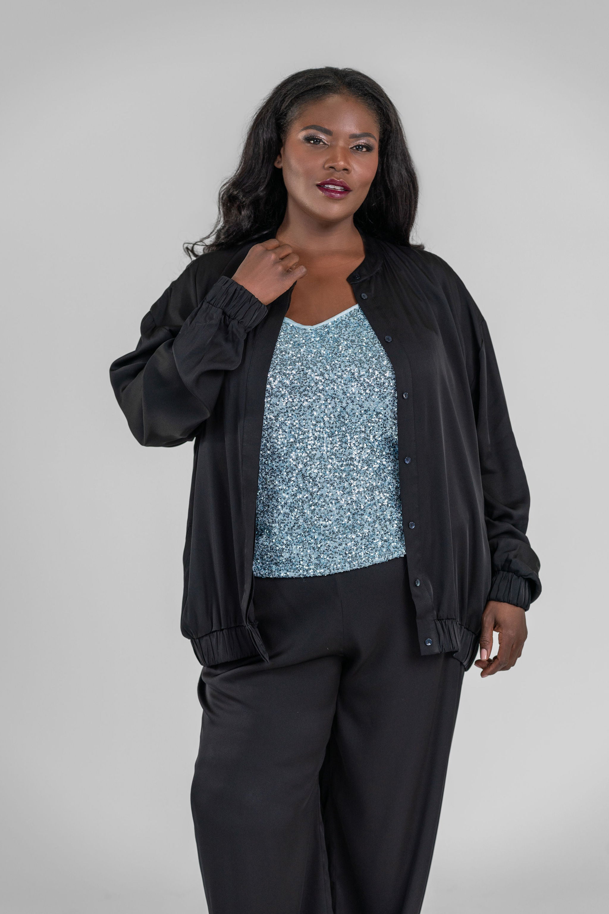 BROOKLYN BOMBER plus-size - AMOUR781