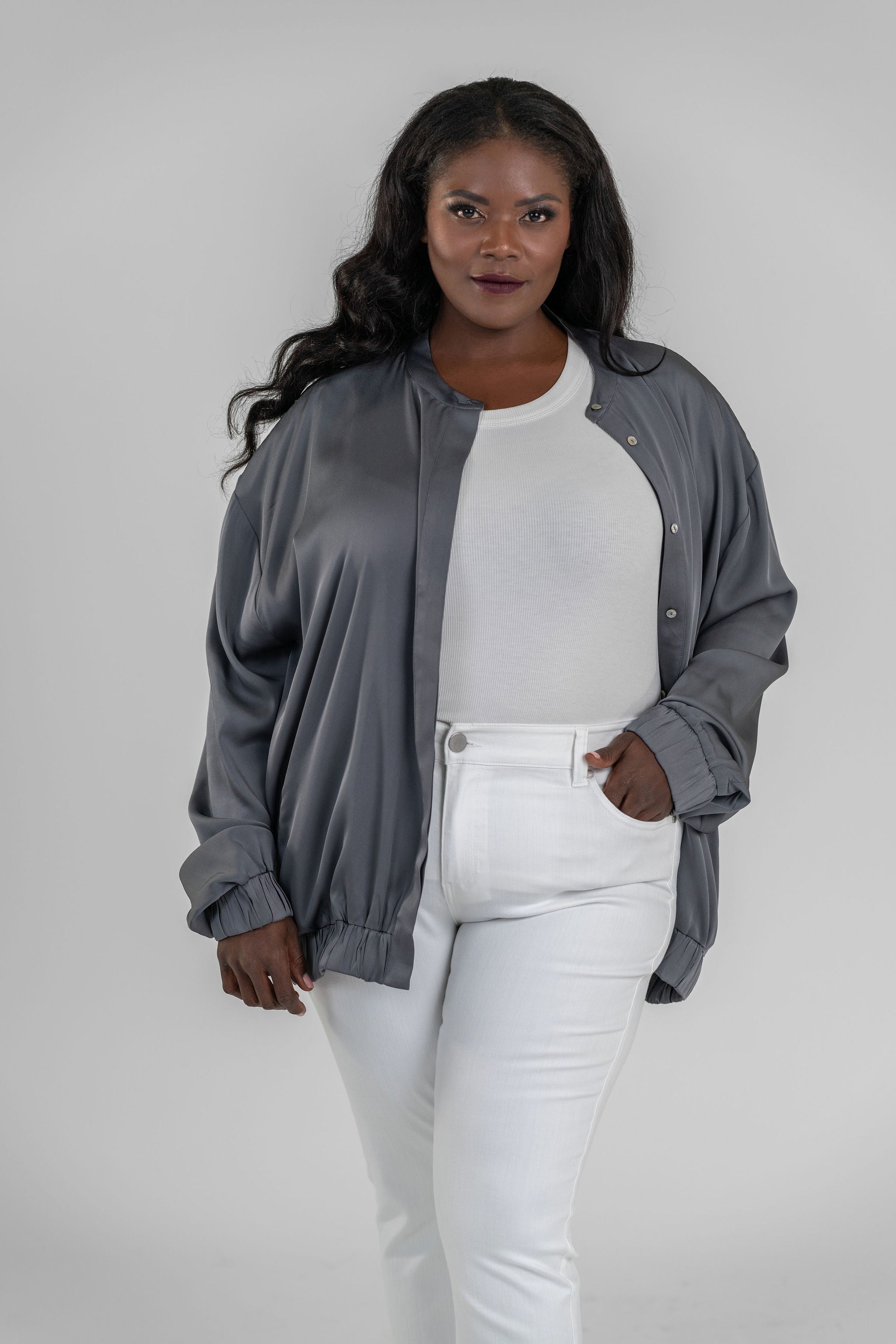 BROOKLYN BOMBER plus-size - AMOUR781