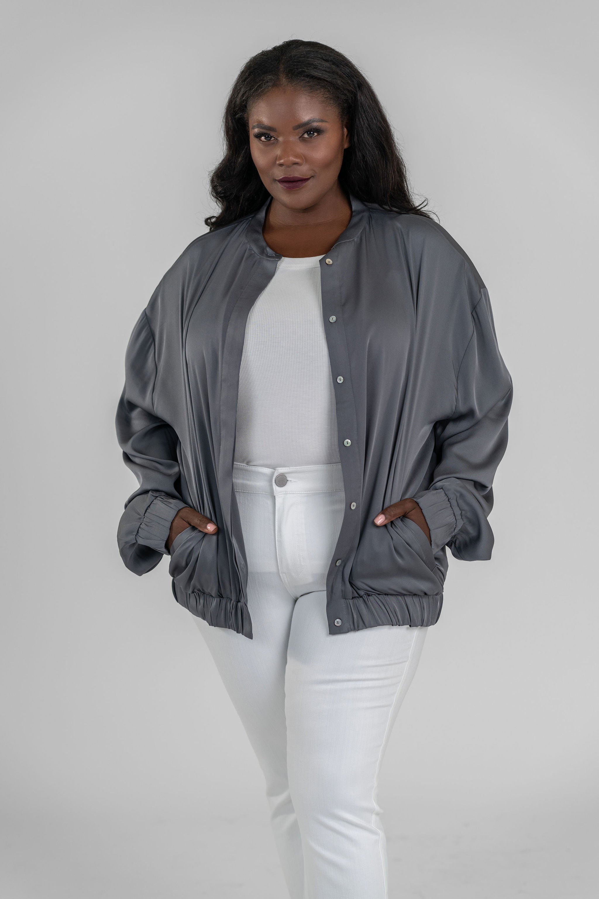 BROOKLYN BOMBER plus-size - AMOUR781