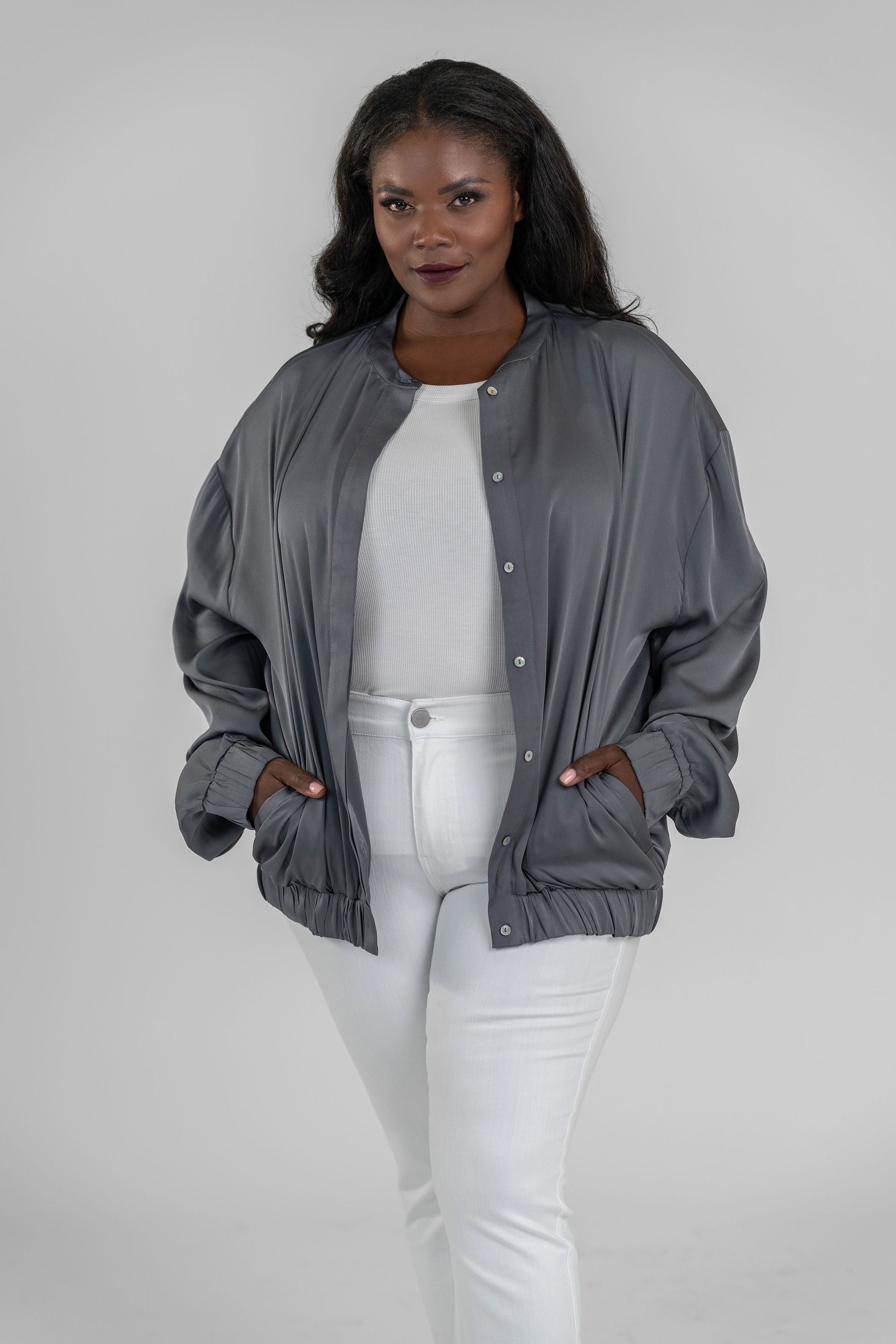 BROOKLYN BOMBER plus-size - AMOUR781