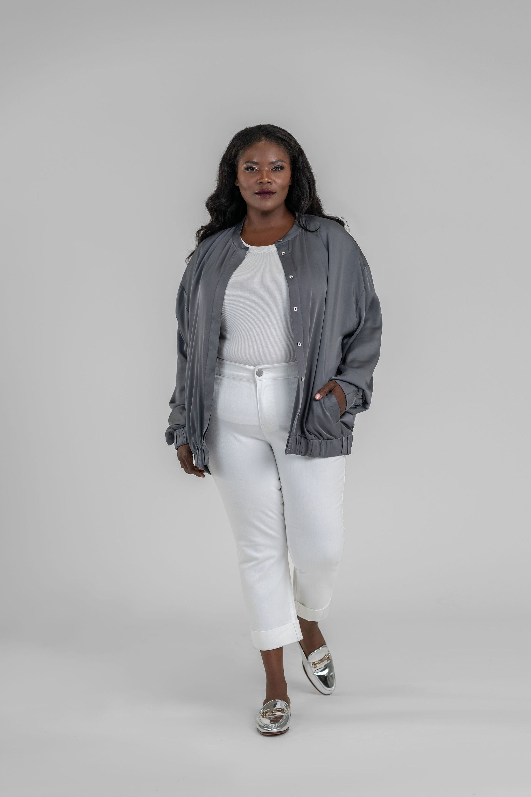 BROOKLYN BOMBER plus-size - AMOUR781