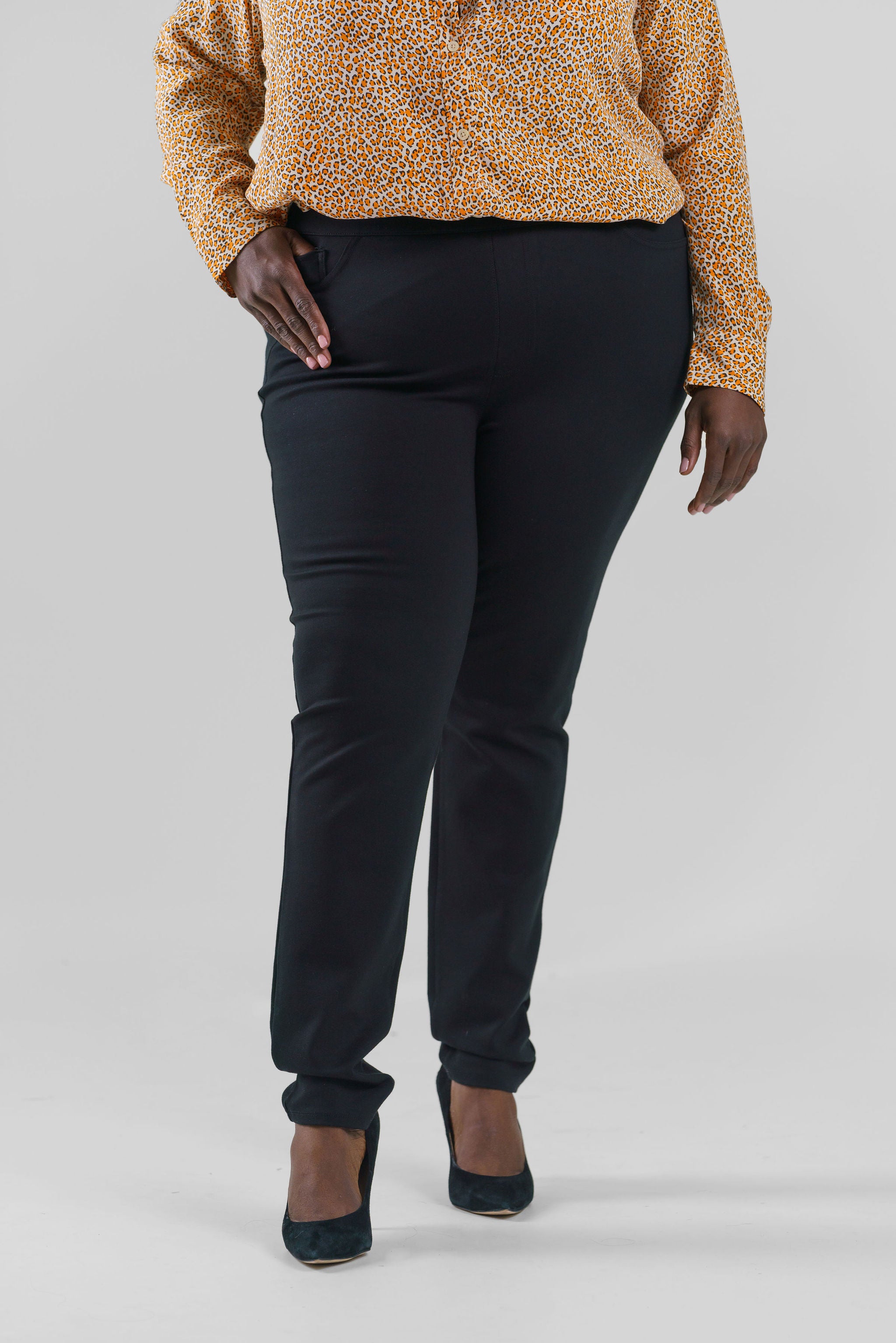 MODERN LEGGING PANTS plus-size - AMOUR781