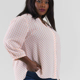 PINTUCK BLOUSE - Chez Geo plus-size - AMOUR781