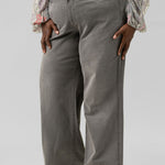 TERESA WIDE LEG JEANS WITH 1 1/2" HEM plus-size - AMOUR781