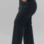 WAIST MATCH HIGH RISE MAJOR WIDE LEG JEAN plus-size - AMOUR781