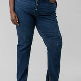 ALINA HIGH RISE BUTTON FLY JEANS plus-size - AMOUR781