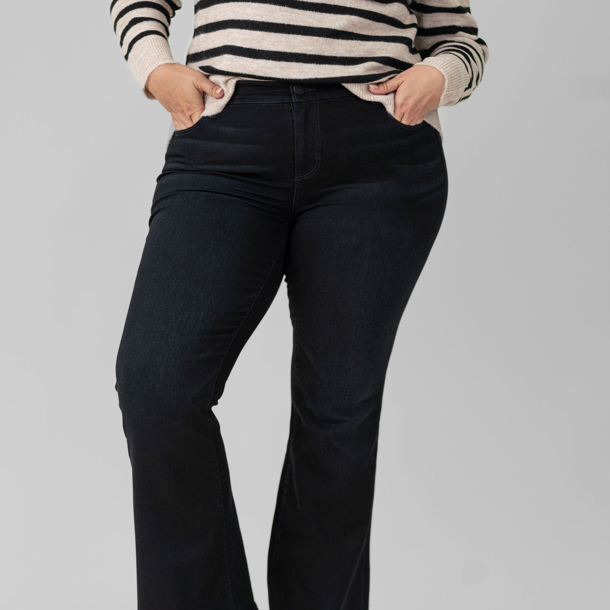 BABARA BOOTCUT DENIM plus-size - AMOUR781