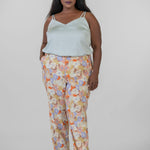 MARILYN LINEN BLEND TROUSERS plus-size - AMOUR781