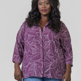 PINTUCK BLOUSE - Burton Valley plus-size - AMOUR781