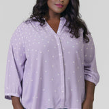 PINTUCK BLOUSE - Fanciful Dots - AMOUR781